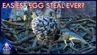 I Used An Oviraptor to Steal Rock Drake Eggs  Ark Aberration Ascended EP31 [upl. by Halyahs642]