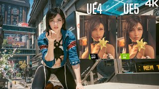 FF7R Tifa UE4 VS UE5 RT ON feat Cammy amp Juri [upl. by Luci126]