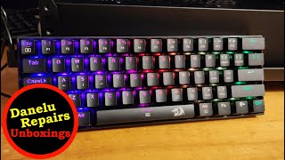 Tastatura Gaming mecanică Redragon Dragonborn RGB Unboxing [upl. by Azral506]