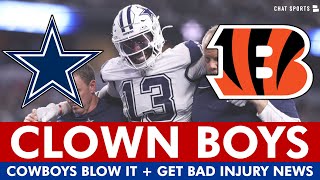 Cowboys Get BAD News On DeMarvion Overshown Injury After COLOSSAL CHOKE JOB In 2720 Loss vs Bengals [upl. by Schulein828]