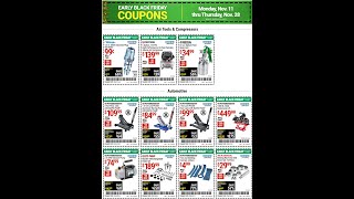 Harbor Freight Early Black Friday Coupons [upl. by Sherline]