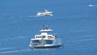 MVI 6606 Both Pierce County Ferries and McNeil Island Ferry passing [upl. by Ahsetel]