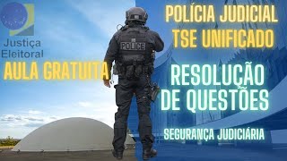 Resolvendo questões CespeCebraspe TSE unificado Agente da Polícia Judicial Segurança Judiciária [upl. by Clotilda]