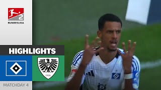 Glatzel Scores Twice  Hamburger SV  SC Preußen Münster 41  Highlights  MD4 Bundesliga 2 2425 [upl. by Hajed]