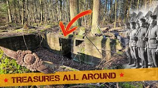 SECRET ROOM discovered at WW2 Barrack Foundations [upl. by Fessuoy]