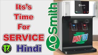 Hindi AO Smith Z1 HotUV Water Purifier Maintenance Service [upl. by Stormi]