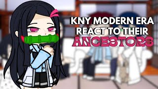 KNY Modern Era React to their ancestors  PT 1remake  Demon Slayer  by BLUEBUNNIX [upl. by Akeim]