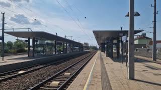 Durchfahrt des EuroCity 147 quotLeharquot am 13082024 in Bruck an der Leitha [upl. by Ecnerol]