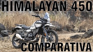 HIMALAYAN 450 VS 450 MT VS 390 ADVENTURE VS VERSYS 300 VS G 310 GS COMPARATIVA DE FICHAS TECNICAS [upl. by Atidnan]