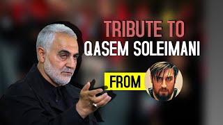 Tribute to Qasem Soleimani from Hamed Zamani Songs  ادای احترام به قاسم سلیمانی [upl. by Aimak]