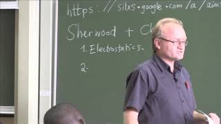 Electromagnetism  LECTURE 01 Part 0101  by Prof Robert de Mello Koch [upl. by Gonnella]