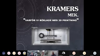 Kramers mekaniska om additiv tillverkning [upl. by Corbet]