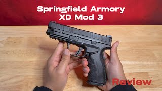 Springfield Armory XD Mod 3 9mm  Review and Range Footage [upl. by Aener389]