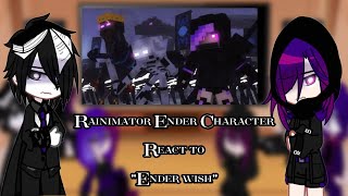 Rainimator Ender Character React to quotEnder wishquot  🇮🇩 INDONESIA  🇬🇧 ENGGLISH [upl. by Delastre]