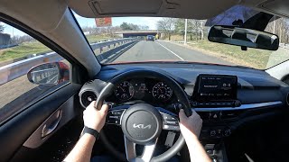 2024 Kia Forte POV Test Drive  Best Compact Sedan [upl. by Aikan]