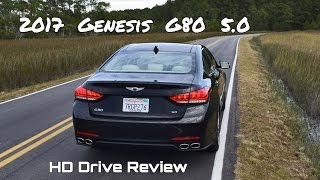 2017 Genesis G80 50 Ultimate V8  HD Performance Drive Review [upl. by Ot60]