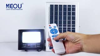 How to use IP65 solar LED flood light 100W 200W [upl. by Tavis]