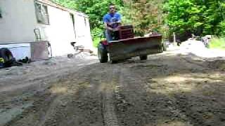 wheel horse plowing dirt [upl. by Clint]