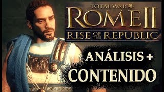 Total War ROME II  RISE OF THE REPUBLIC  DLC Español  ANÁLISIS DEL TRAILER  CONTENIDO [upl. by Merow]