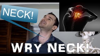 Wry Neck  Torticollis Causes amp SCM Stretch Info [upl. by Norej426]