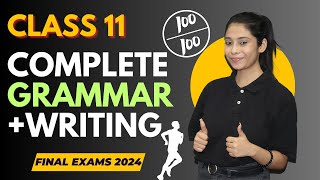 Class 11 Full English Grammar  Writing Revision  All Topics Covered  Exam Special 2024 [upl. by Nerej776]