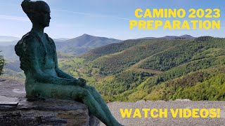 Camino 2023  preparation 12  prepare mentally by watching videos [upl. by Ainerbas44]