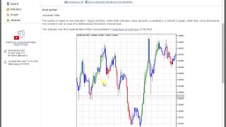 Elder Impulse System Indicator pour Metatrader [upl. by Emirak]