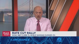 Jim Cramer talks the days record market action [upl. by Ennaer]