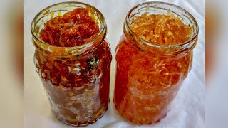 AAM CHUNDA  MANGO PICKLE  SWEET MANGO PICKLE RECIPE  GUJARATI STYLE AAM CHUNDA  PICKLE RECIPE [upl. by Eleira418]