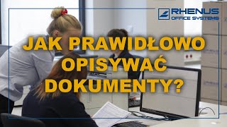 JAK OPISAĆ DOKUMENTY PRZEKAZYWANE DO ARCHIWUM 🗂️ [upl. by Onez]