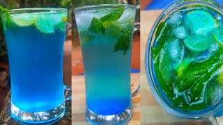 mojito recipe malayalamblue curacao mojitoblue lemonadesummer special ifthar drink malayalam [upl. by Novah]