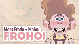 Meet Froho Its Fernando Cobos energetic hobbit designed rigged amp animated with Moho ✨ [upl. by Llenra]