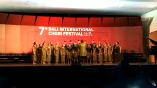 Soleram  Josu Elberdin  PSM Univ Trisakti PSMUT  7th Bali International Choir Festival [upl. by Hunger]