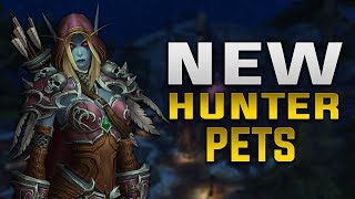 New Hunter Pets For The Allied Races amp New Tamable Pets In 735 [upl. by Nosredneh]