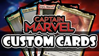 Captain Marvel Meets Magic The Gathering  Custom MTG Card Design [upl. by Yahiya85]