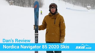 Dans ReviewNordica Navigator 85 Skis 2020Skiscom [upl. by Enida186]