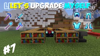 Lets Upgrade Myself By Enchanting Tools Minecraft PE Bedrock edition [upl. by Efal]