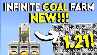 BEST INFINITE COAL FARM 121 Minecraft Bedrock  MCPEXboxPS4Nintendo SwitchWindows 10 [upl. by Cart]