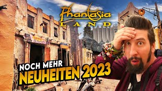 PHANTASIALAND 2023  Noch mehr NEUHEITEN  Neues afrikanisches Dorf eröffnet  Freizeitpark Update [upl. by Tager]