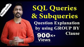 Lec61 SQL Queries and Subqueries part3  Group By clause  Database Management System [upl. by Akiehsal]