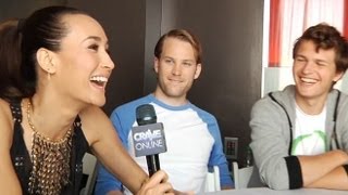 DIVERGENT Cast Interview Maggie Q amp CoStars ComicCon 2013 [upl. by Lanna]