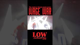 Wage War  Low  10•2•24  The Andrew J Brady Music Center  Cincinnati Ohio WageWar [upl. by Larcher738]