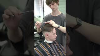 Cutting skills ✂️foryou hairstyle barbershop haircut haircut [upl. by Nonnaehr979]