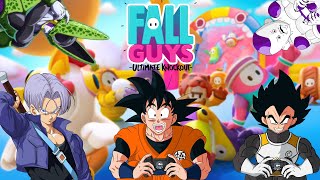 Goku And The Gang Play Fall Guys  DRAGON FALL Z [upl. by Aihtnic]