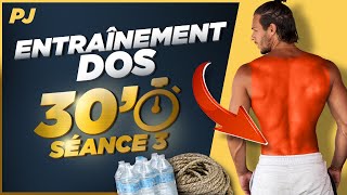 MUSCULATION DOS avec 1 PACK dEAU 💦 et 1 CORDE 🧶 [upl. by Aihsel]