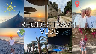 RHODES GREECE TRAVEL VLOG  RHODES OLD TOWN  IALYSSOS  HOLIDAY 2023 [upl. by Medarda]