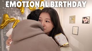 Celebrating my Birthday in Korea  feeling emotional amp down my Boyfriend saved the day [upl. by Held123]