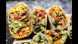 Freezer Breakfast Burritos [upl. by Herstein]