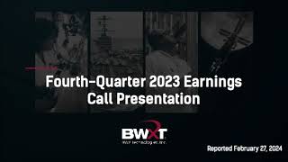 BWX Technologies BWXT Q4 2023 Earnings Presentation [upl. by Levins]