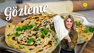 Gözleme  türkische Teigfladen mit Spinat und Feta  Felicitas Then [upl. by Eila]